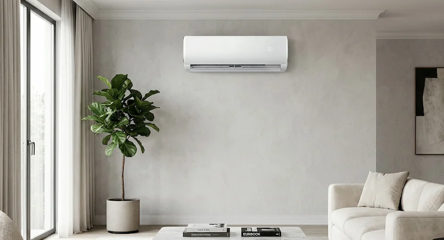 Instalacja klimatyzacji typu split w sypialni