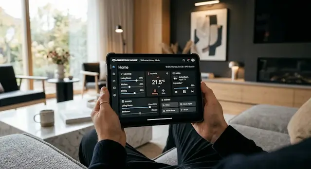Realizacja systemu inteligentnego domu w salonie